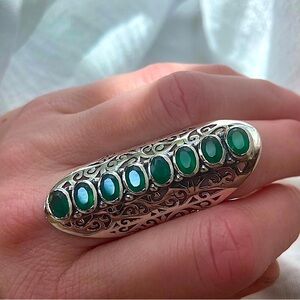 Sterling Silver Ring Sz 7/8